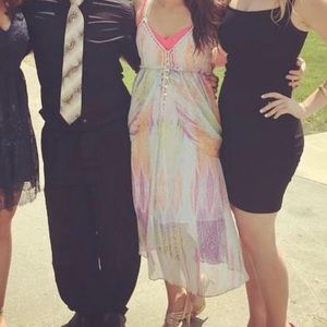 Beautiful watercolor Free People dress